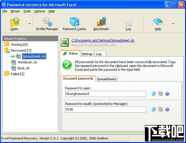 Excel Password Recovery,Excel密码破解,Excel Password Recovery下载,excel密码破解工具