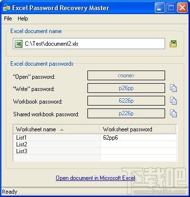 Excel Password Recovery,Excel密码破解,Excel Password Recovery下载,excel密码破解工具