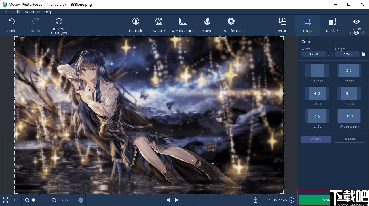 Movavi Photo Focus下载,图像处理,图像调整