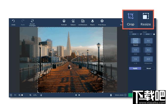Movavi Photo Focus下载,图像处理,图像调整