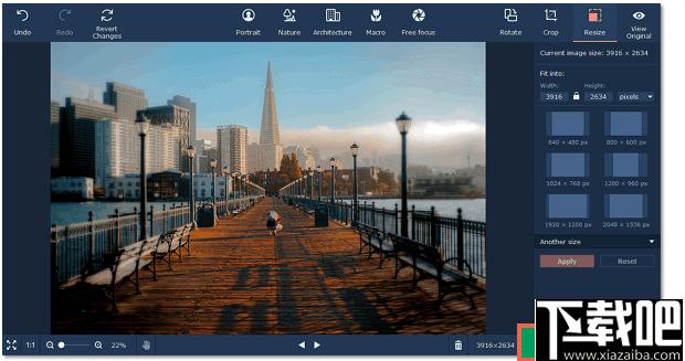 Movavi Photo Focus下载,图像处理,图像调整